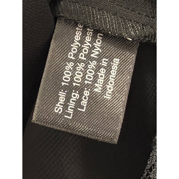 Lane Bryant Black & White Checkered Tank Top With Lace Hem Size 14W  Blouse. NWT - Picture 5 of 12